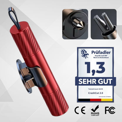 Crashcut™ 2.0 - Dein 2-in-1 Lebensretter im Auto