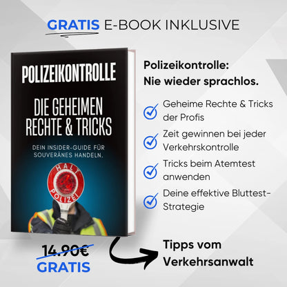 Polizeikontrolle: Die geheimen Rechte & Tricks (E-Book)